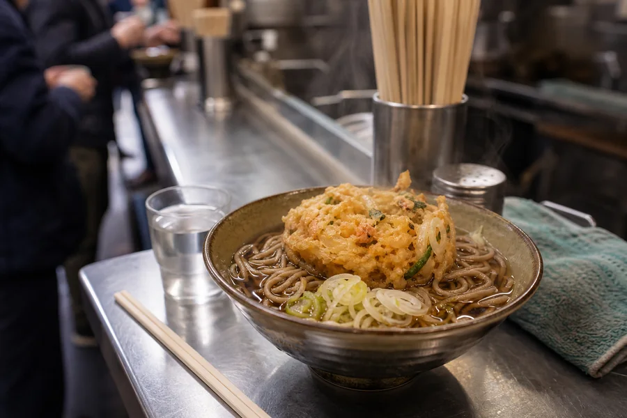 峠そば(立食蕎麥|茅場町站徒步30秒)