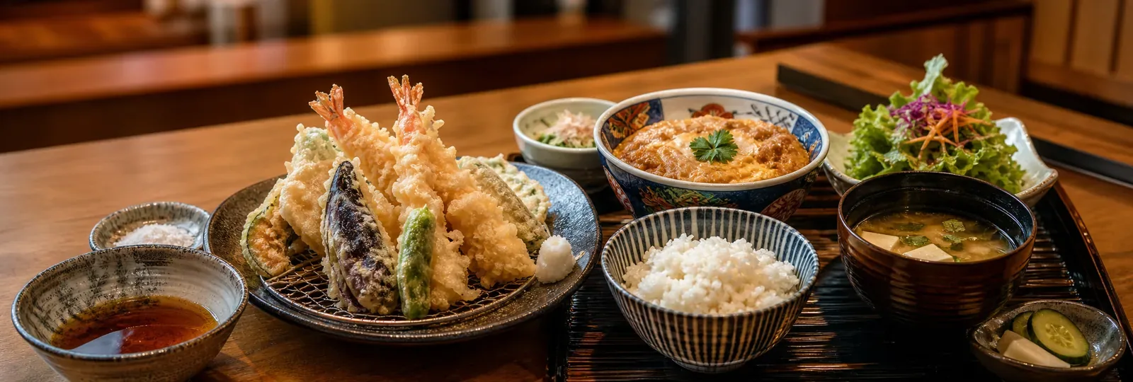天婦羅・丼飯・定食(天ぷら・丼物・定食)