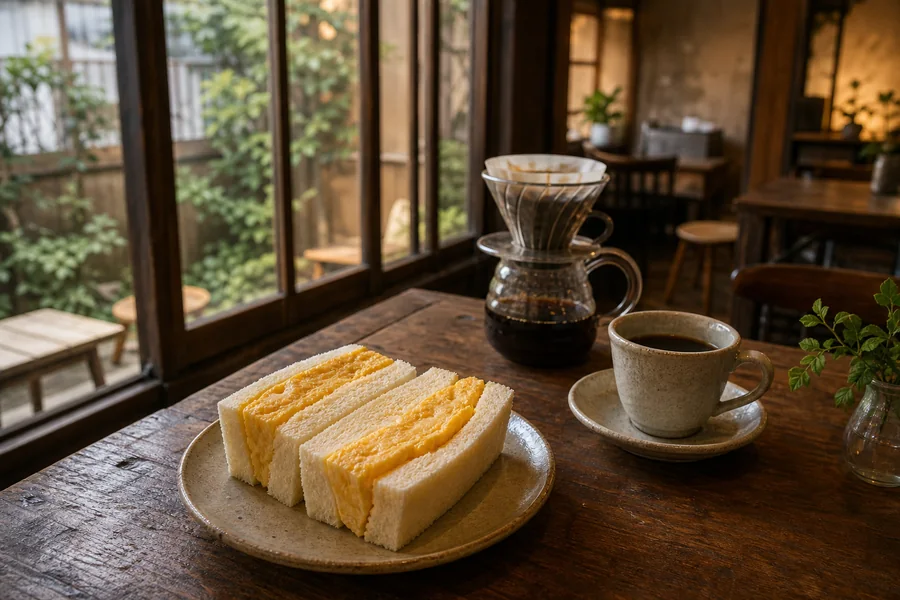 カヤバ珈琲（谷中古民家喫茶・たまごサンドとルシアン｜根津/日暮里站徒步約10分）