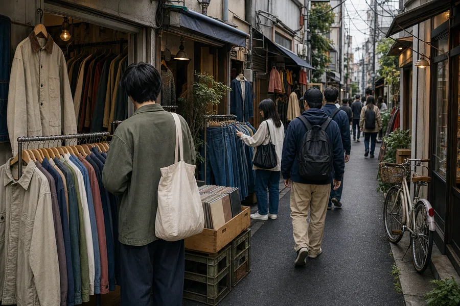 高円寺 北中通り商店街(次文化古著巷|新高円寺/高円寺站之間)