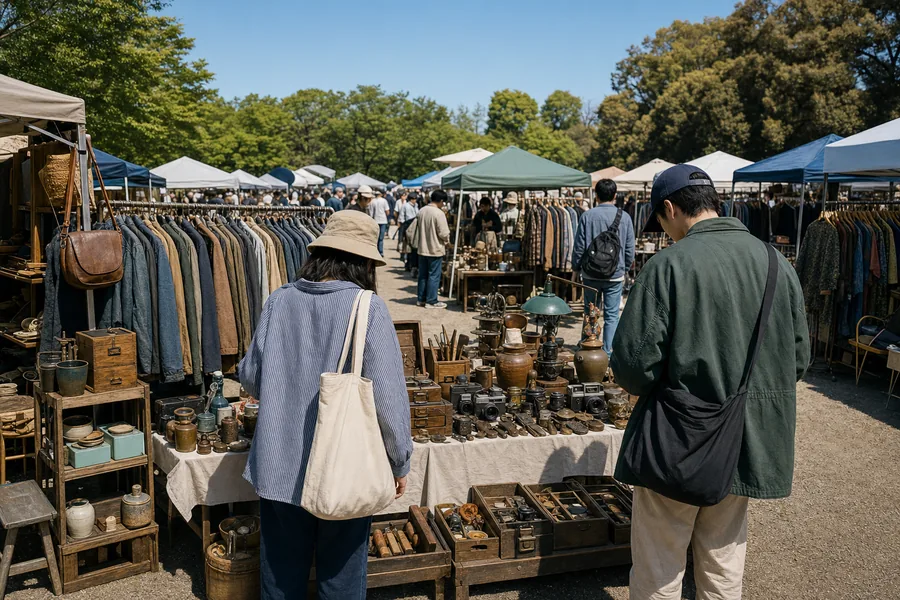 東京蚤の市(古道具・古着大型蚤の市|立川/昭和記念公園)