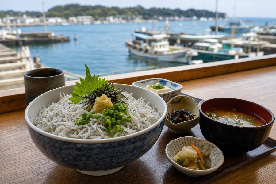 しらすや 腰越漁港前店(生しらす定食|江之電 腰越站)