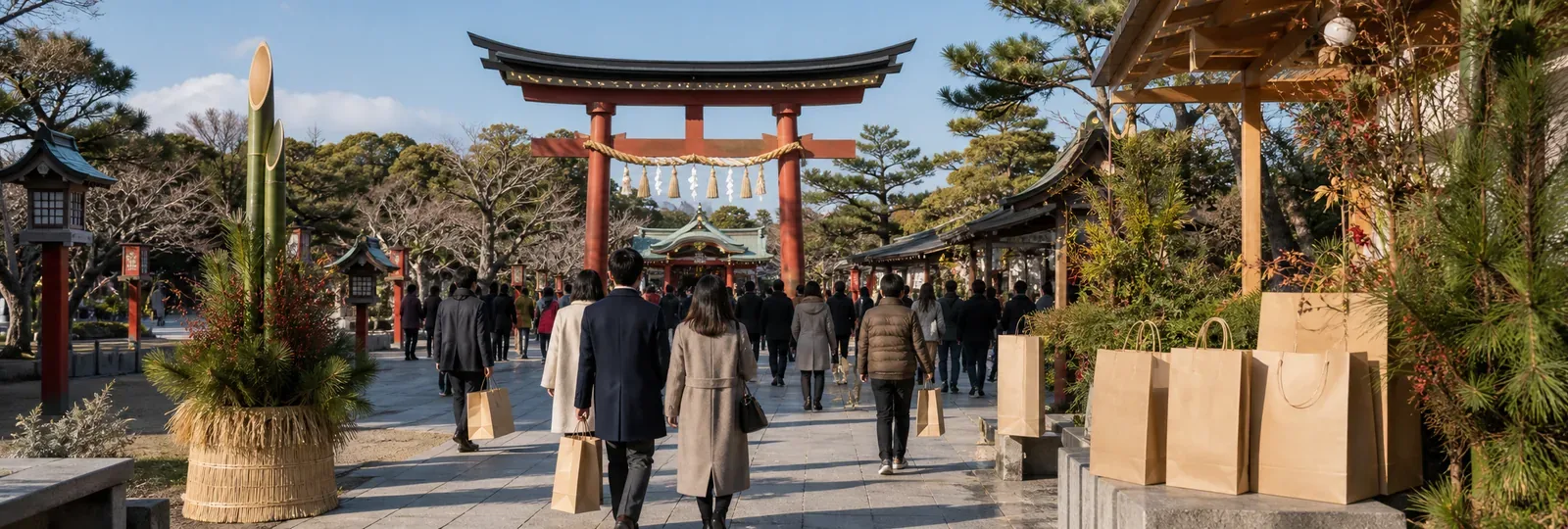 1月 — 初詣・新年・福袋