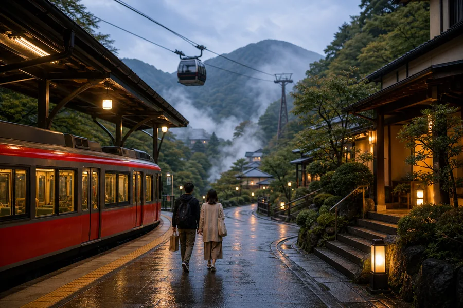 溫泉與周遊(箱根周遊券・黃金路線)