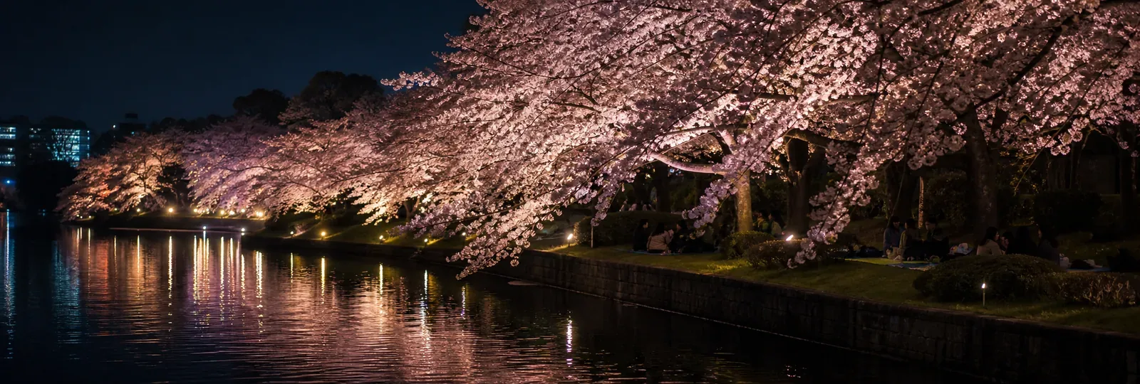 夜櫻與野餐攻略