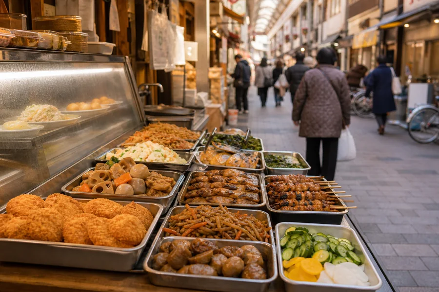 砂町銀座商店街(在地惣菜天國·孤獨的美食舞台|都營新宿線 西大島站/東西線 南砂町站)