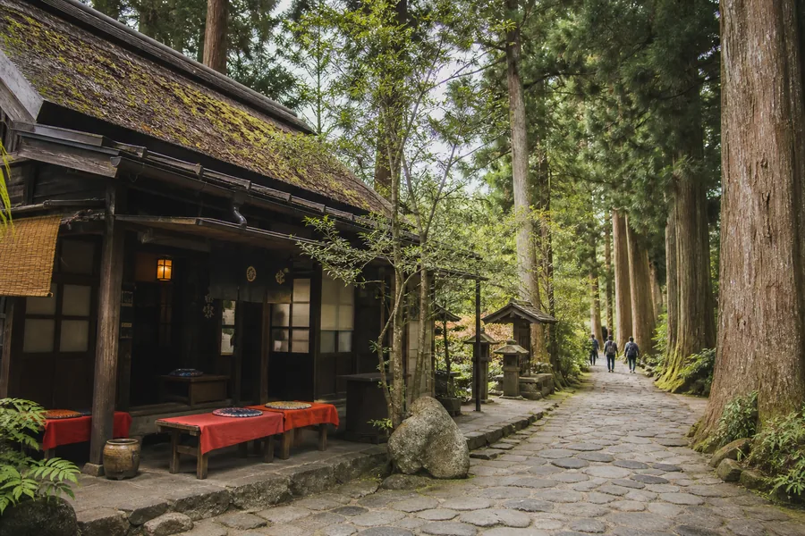 箱根甘酒茶屋(旧街道杉並木盡頭・江戶初期創業約400年茶屋|箱根登山巴士「甘酒茶屋」站即到)