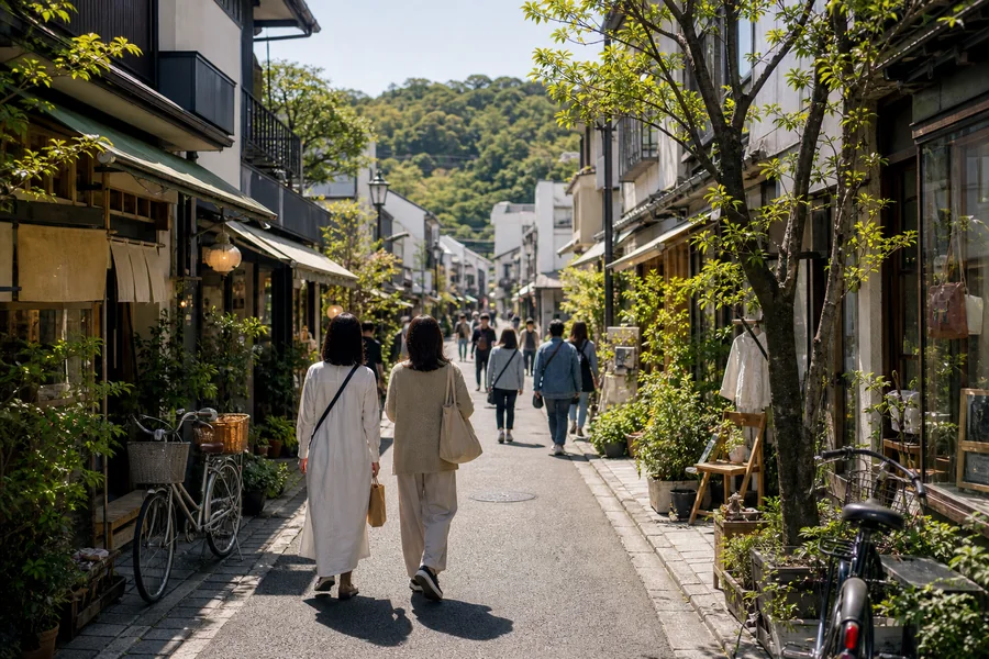 御成通り(おなりどおり)(在地側商店街|鎌倉站西口)