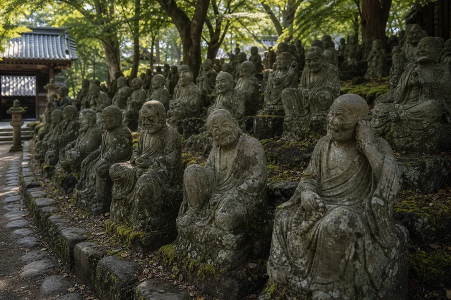 喜多院 五百羅漢與「どろぼうばし」(裏川越|本川越站步行約9分)